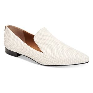 Calvin Klein Elin Matte Cut Snake Pointed-Toe Flats Brand New with box size 8.5
